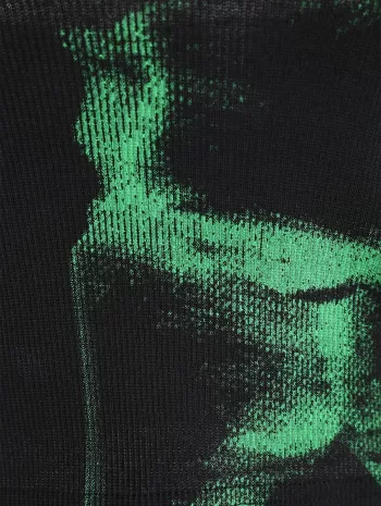 Abstract Print Crop Tube Top