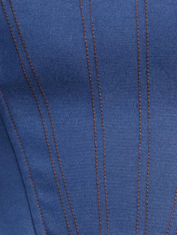 Back Zip Seams Corset Camisole