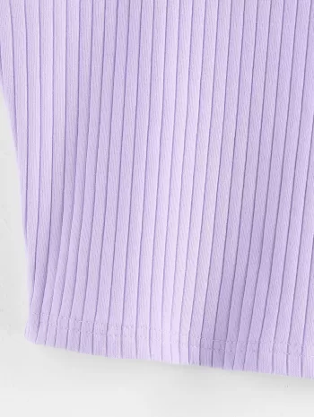 Basic Ribbed Cropped Tank Top