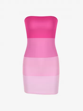 Colorblock Mini Tube Dress