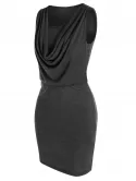 Cowl Layers Bodycon Mini Dress
