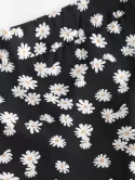Daisy Print Ruffles Mini Skirt