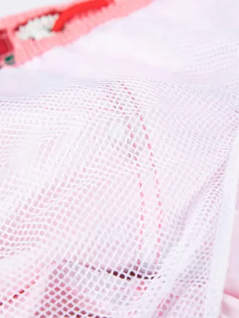 Drawstring Pockets Fruit Apple Print Casual Shorts