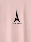 Eiffel Tower Printed Simple Style T-shirt