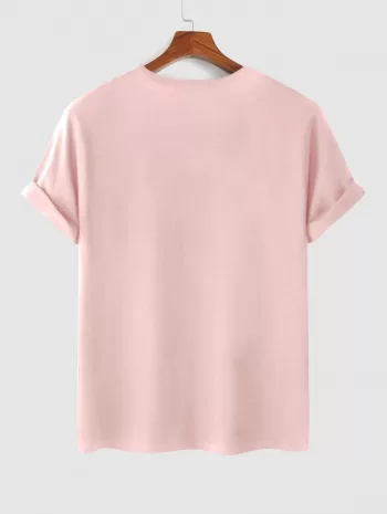 Eiffel Tower Printed Simple Style T-shirt