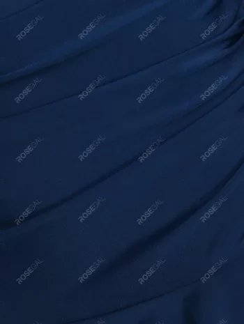 Feather Print Push Up Ruched Skirted Two Piece Swimsuit