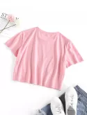 Heart Bowknot Cherry Print T Shirt