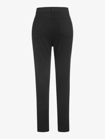 High Waisted Grommet Detail Skinny Jeans