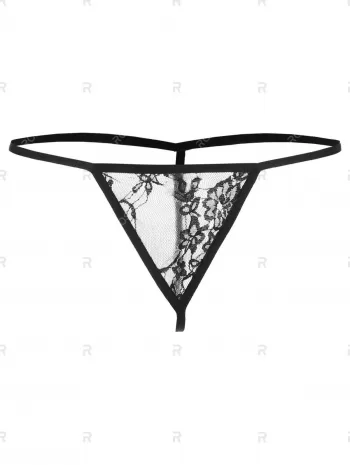 Lace Bowknots Slit Chemise Set