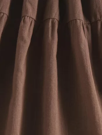 Off The Shoulder Mini  A Line Smock Dress