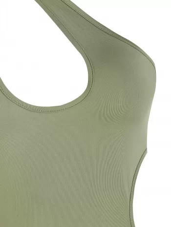 One Shoulder Cutout Ruched Slinky Mini Dress