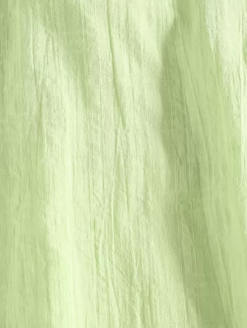 Puff Sleeve Bowknot Plunging Mini Dress