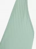 Rib-knit Twist Cutout Split Side Slinky Tank Dress