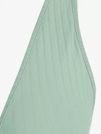 Rib-knit Twist Cutout Split Side Slinky Tank Dress