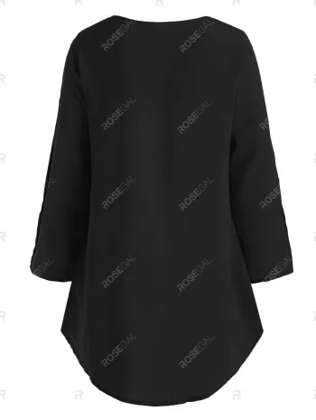 Shell Button Asymmetrical Top