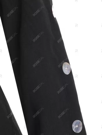 Shell Button Asymmetrical Top