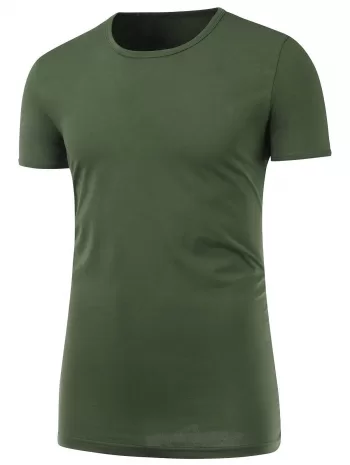 Slim Fit Short Sleeve Round Neck Tee