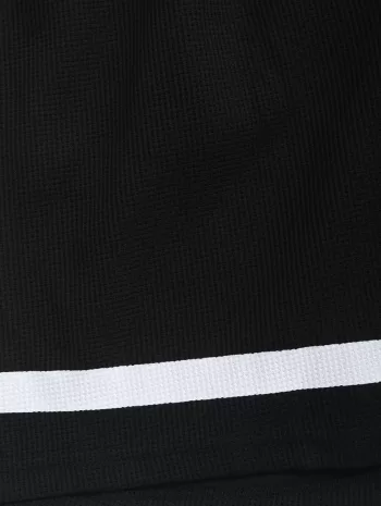 Striped Pattern T-shirt And Drawstring Shorts Set