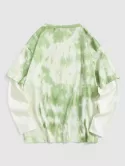 Tie Dye Doctor Sleeve Casual T-shirt