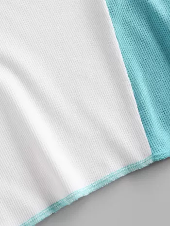 Two Tone Crop Tank Top