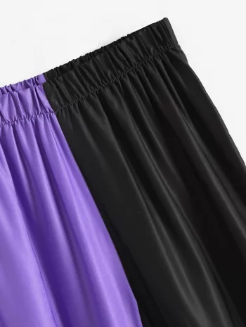 Two Tone Flame Jogger Pants