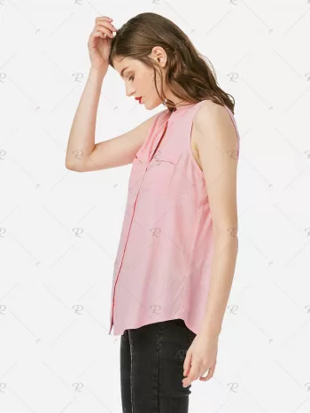 Zan.style V-neck Sleeveless Blouse