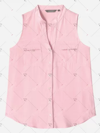 Zan.style V-neck Sleeveless Blouse