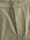Zipper Fly Straight Cargo Shorts